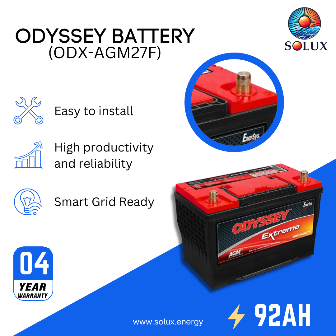 This is an image of Odyssey Battery ODX-AGM27F 12VDC 92Ah